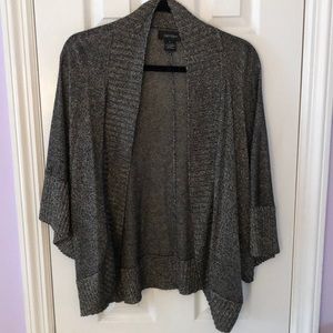 Gold and black loose fit shrug